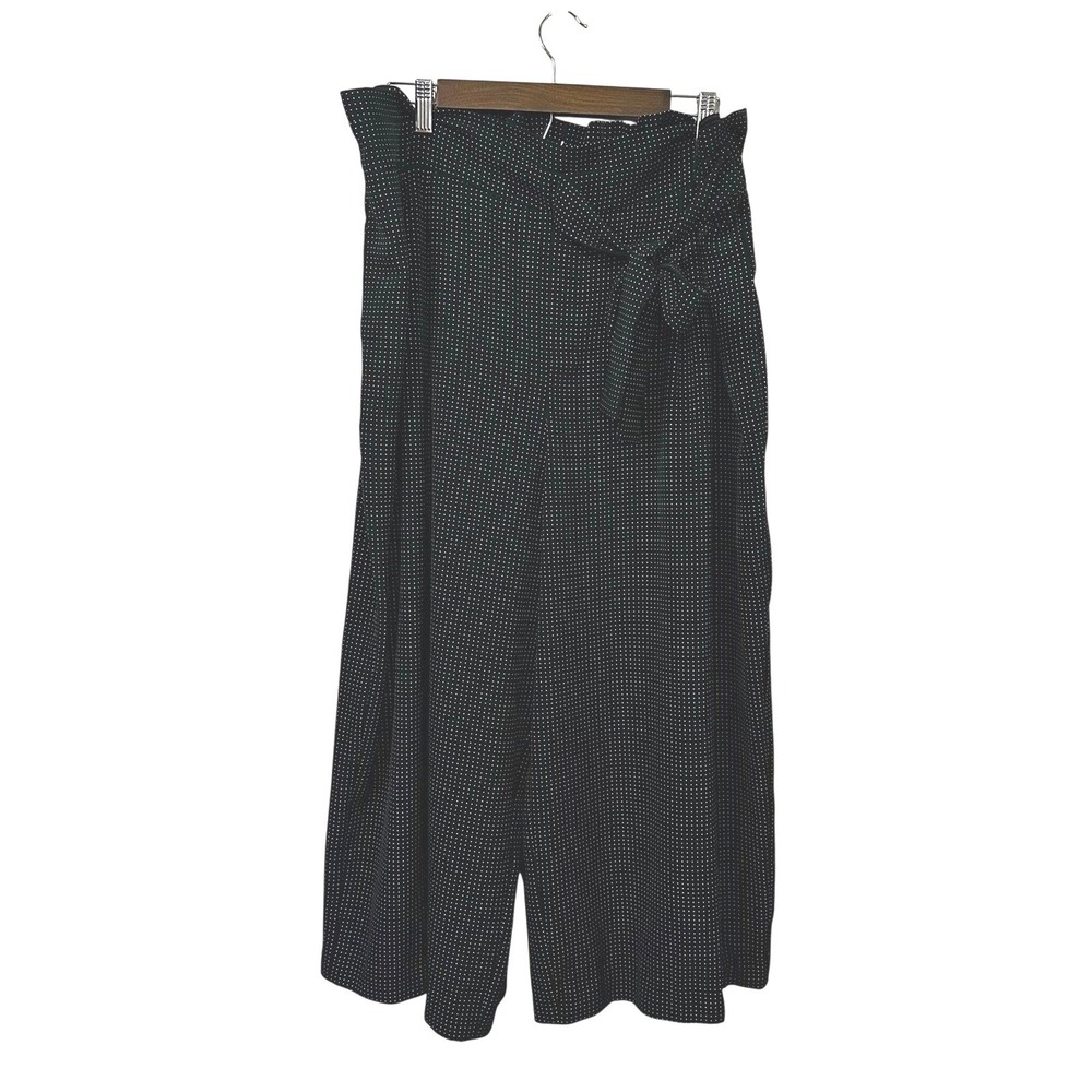 Anne Klein Black Polka Dot Palazzo Pants – XL